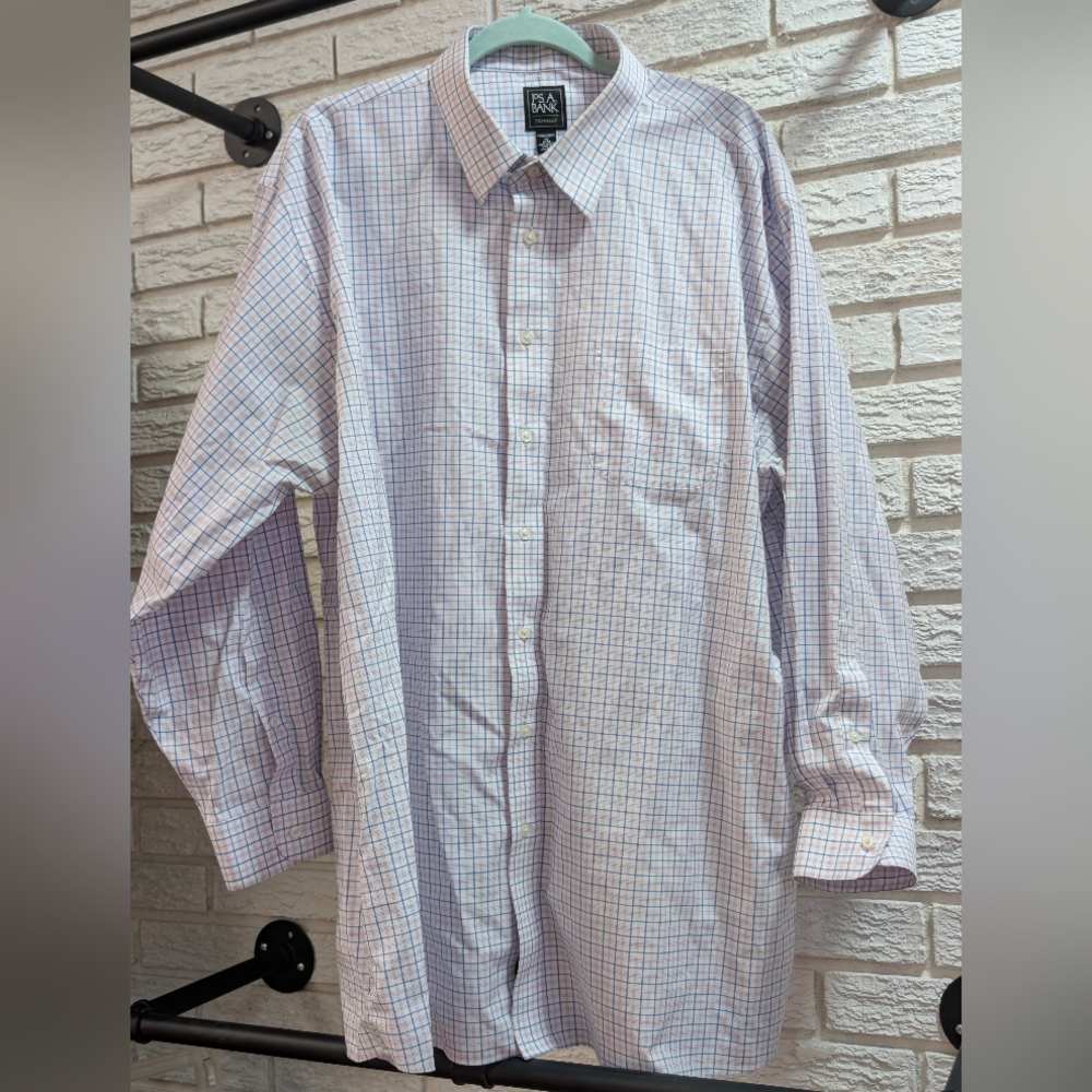 Jos. A. Bank Multicolor Checkered Button Down Shirt